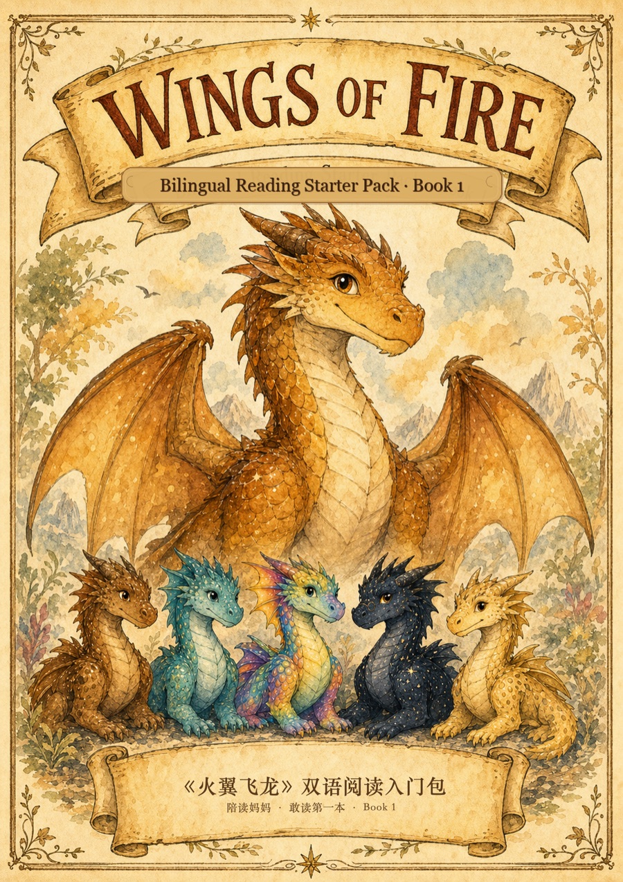 Wings of Fire bilingual reading pack